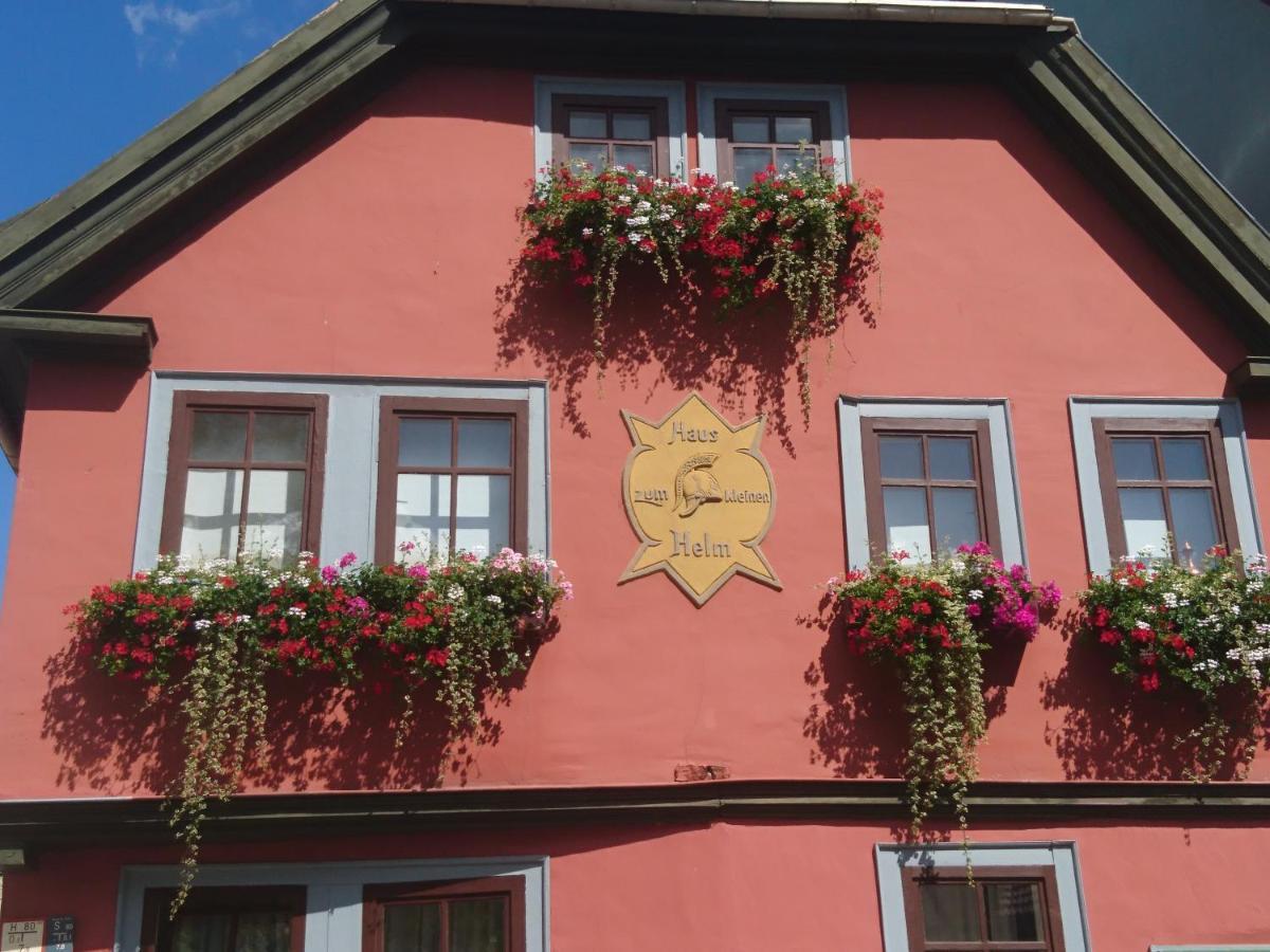 Haus Zum Kleinen Helm Apartment Erfurt Exterior photo